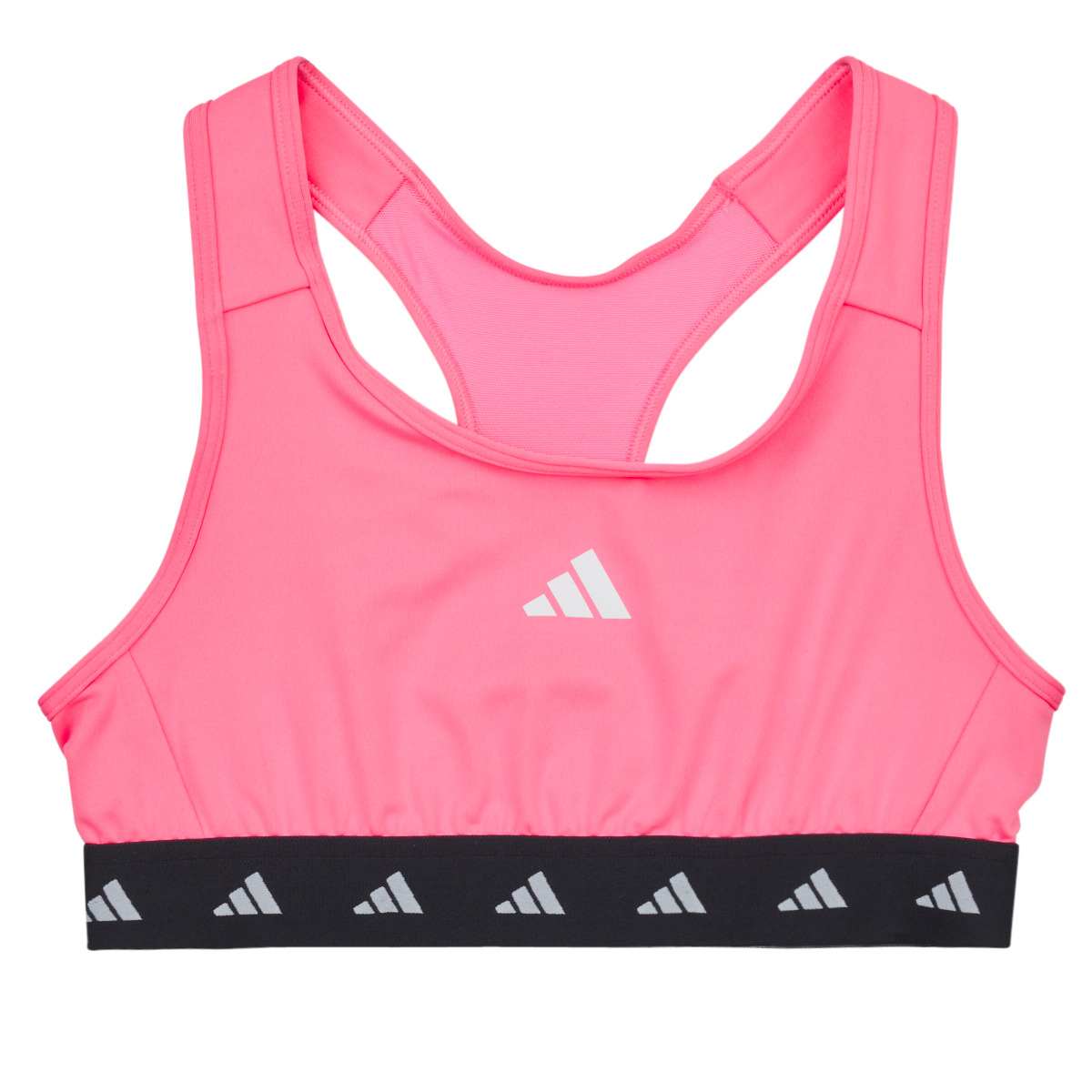 Υφασμάτινα Κορίτσι Αθλητικά μπουστάκια  adidas Performance TF POWER BRA Ροζ / Άσπρο / Black