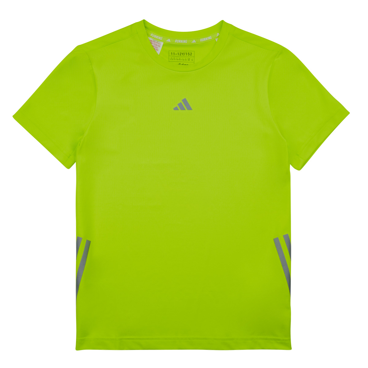 Υφασμάτινα Παιδί T-shirt με κοντά μανίκια adidas Performance RUN 3S TEE Green / Silver