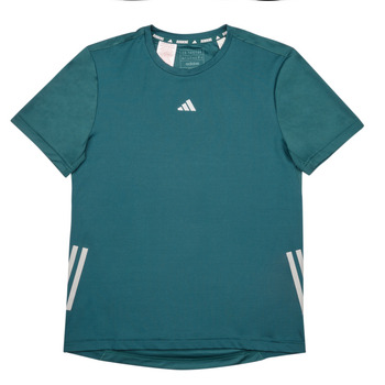 Υφασμάτινα Παιδί T-shirt με κοντά μανίκια adidas Performance RUN 3S TEE Green / Grey