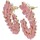 Ρολόγια & Kοσμήματα Γυναίκα Σκουλαρίκια Vivia 70332 Ροζ