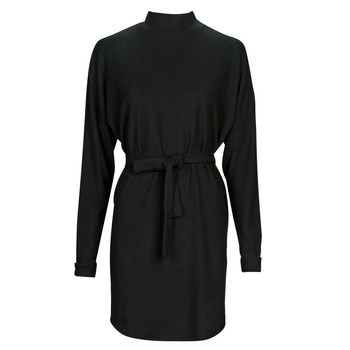 Υφασμάτινα Γυναίκα Κοντά Φορέματα Noisy May NMCITY AVA L/S SHORT DRESS NOOS Black