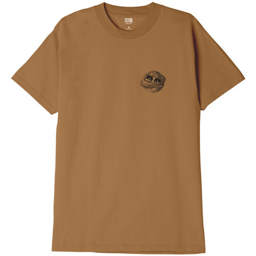 Υφασμάτινα Άνδρας T-shirts & Μπλούζες Obey ouroboros Brown