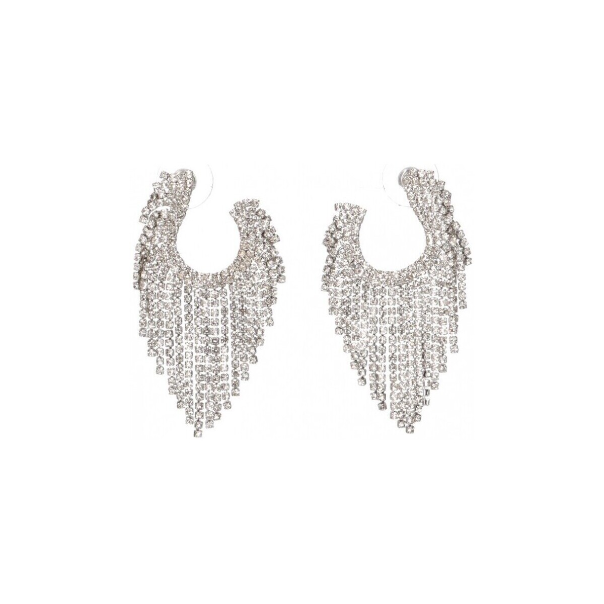 Ρολόγια & Kοσμήματα Γυναίκα Σκουλαρίκια Luna Collection 70116 Silver