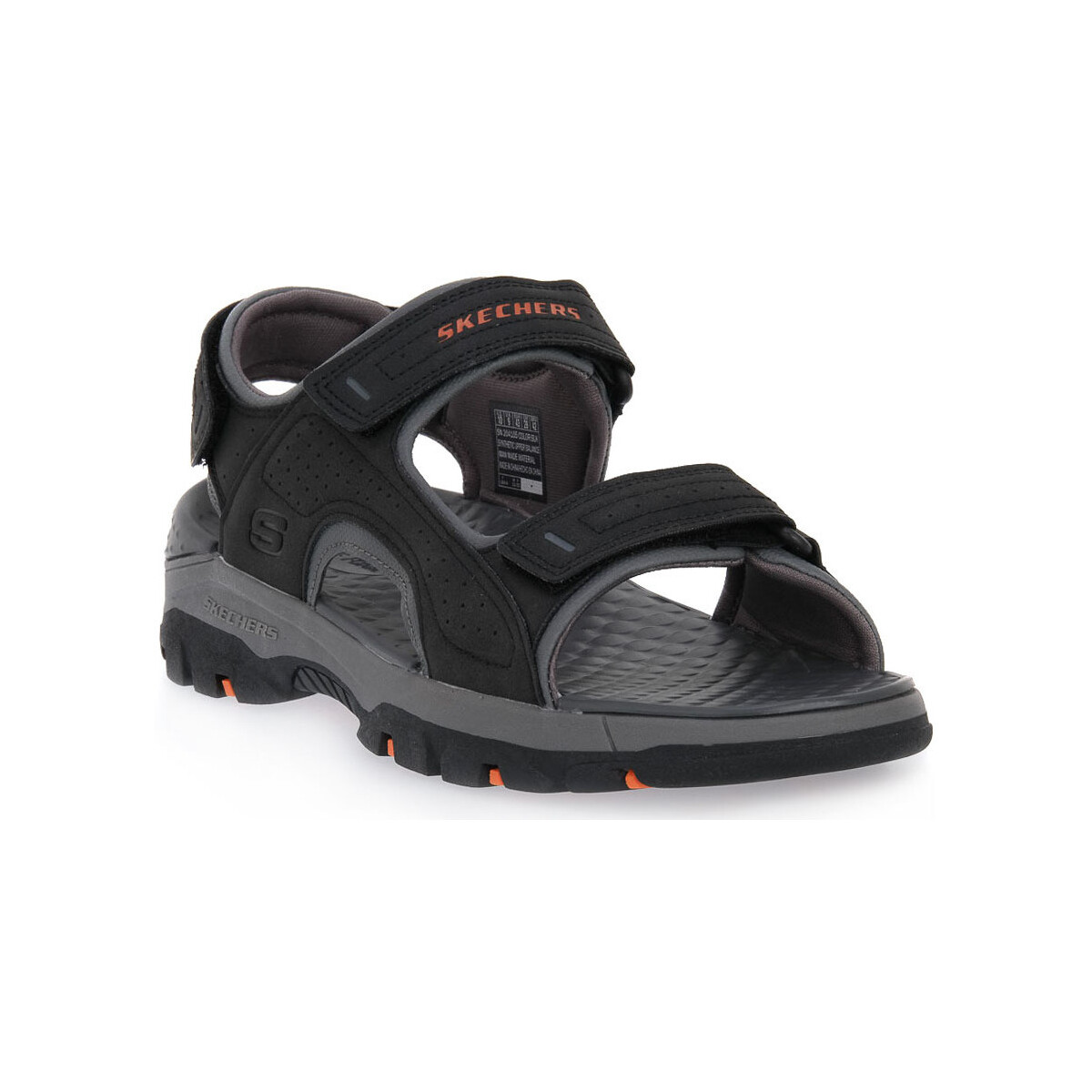 Παπούτσια Άνδρας Σανδάλια / Πέδιλα Skechers BLK TRASMENGARO Black
