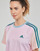 Υφασμάτινα Γυναίκα T-shirt με κοντά μανίκια Adidas Sportswear 3S CR TOP Ροζ