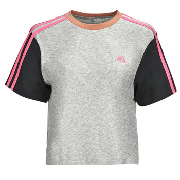 Adidas Sportswear 3S CR TOP Grey / Black / Ροζ