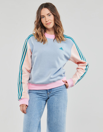 Υφασμάτινα Γυναίκα Φούτερ Adidas Sportswear 3S HN SWT Μπλέ / Ροζ