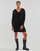 Υφασμάτινα Γυναίκα Κοντά Φορέματα Pieces PCJULIANA LS V-NECK KNIT DRESS NOOS BC Black