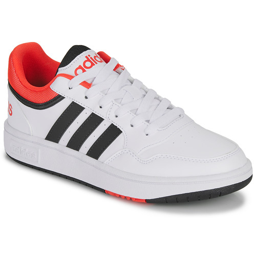 Παπούτσια Παιδί Χαμηλά Sneakers Adidas Sportswear HOOPS 3.0 K Άσπρο / Black / Red