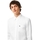 Υφασμάτινα Άνδρας Πουκάμισα με μακριά μανίκια Lacoste Linen Casual Shirt - Blanc Άσπρο