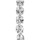 Ρολόγια & Kοσμήματα Γυναίκα Σκουλαρίκια Luna Collection 70624 Silver
