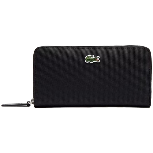 Τσάντες Γυναίκα Πορτοφόλια Lacoste L.12.12 Concept Zip Wallet - Noir Black