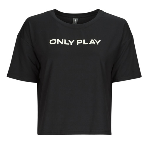 Υφασμάτινα Γυναίκα T-shirt με κοντά μανίκια Only Play ONPFONT LOGO SHORT SS TRAIN TEE Black