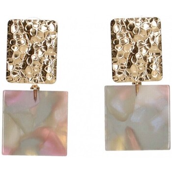Ρολόγια & Kοσμήματα Γυναίκα Σκουλαρίκια Luna Collection 65093 Ροζ