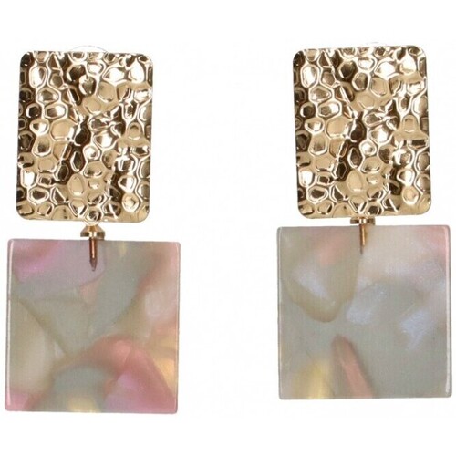 Ρολόγια & Kοσμήματα Γυναίκα Σκουλαρίκια Luna Collection 65093 Ροζ