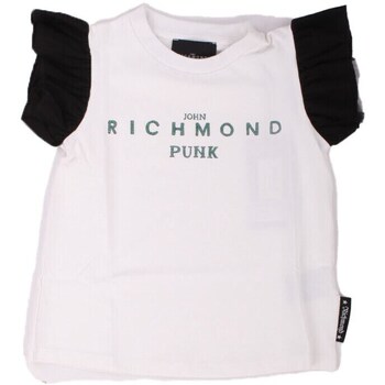 Υφασμάτινα Κορίτσι T-shirt με κοντά μανίκια John Richmond RGP23070TS Άσπρο