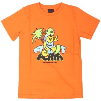 Υφασμάτινα Παιδί T-shirt με κοντά μανίκια Imomi SS23IK022 Orange