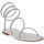 Παπούτσια Γυναίκα Σανδάλια / Πέδιλα S.piero SILVER SOFT SQUARED Grey