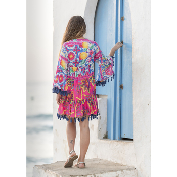 Isla Bonita By Sigris Κοντό Φόρεμα Ροζ