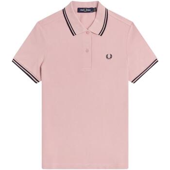 Υφασμάτινα Άνδρας T-shirt με κοντά μανίκια Fred Perry  Ροζ