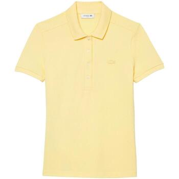 Υφασμάτινα Γυναίκα T-shirt με κοντά μανίκια Lacoste  Yellow