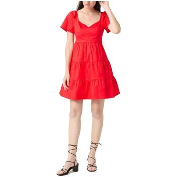 Υφασμάτινα Γυναίκα Φορέματα Naf Naf  Red