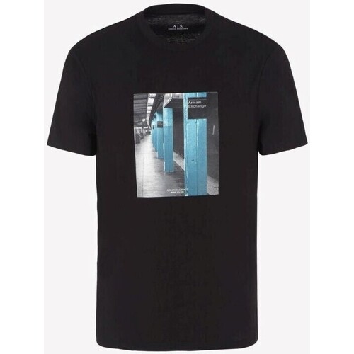 Υφασμάτινα Άνδρας T-shirt με κοντά μανίκια EAX 6RZTLB ZJBYZ Black