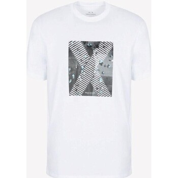 Υφασμάτινα Άνδρας T-shirt με κοντά μανίκια EAX 6RZTLB ZJBYZ Άσπρο