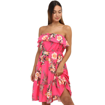 Υφασμάτινα Γυναίκα Φορέματα La Modeuse 66837_P155567 Ροζ