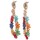 Ρολόγια & Kοσμήματα Γυναίκα Σκουλαρίκια Luna Collection 70673 Multicolour