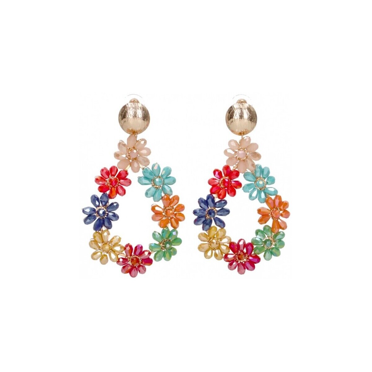 Ρολόγια & Kοσμήματα Γυναίκα Σκουλαρίκια Luna Collection 70673 Multicolour