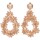 Ρολόγια & Kοσμήματα Γυναίκα Σκουλαρίκια Luna Collection 70672 Beige