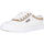Παπούτσια Sneakers Kawasaki Glitter Canvas Shoe K194522-ES 8890 Gold Άσπρο