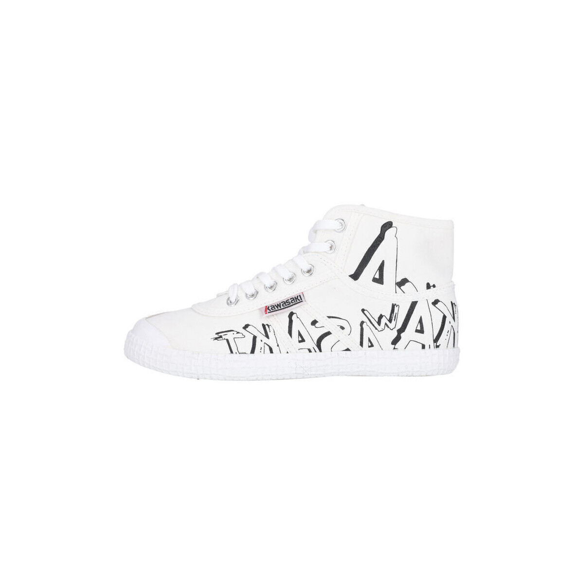 Παπούτσια Sneakers Kawasaki Graffiti Canvas Boot K202415-ES 1002 White Άσπρο