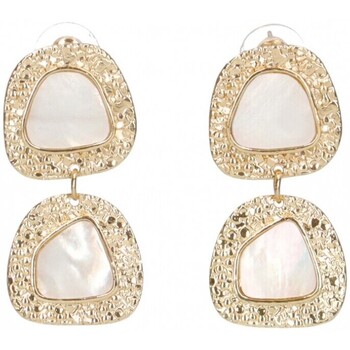 Ρολόγια & Kοσμήματα Γυναίκα Σκουλαρίκια Luna Collection 70660 Άσπρο