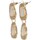 Ρολόγια & Kοσμήματα Γυναίκα Σκουλαρίκια Luna Collection 70660 Άσπρο