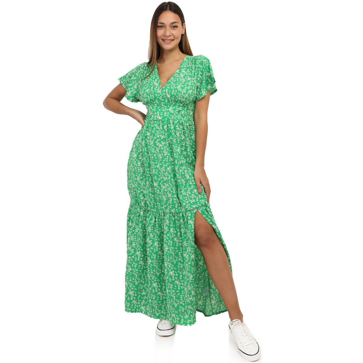 Υφασμάτινα Γυναίκα Φορέματα La Modeuse 67030_P155828 Green