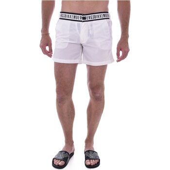 Υφασμάτινα Άνδρας Μαγιώ / shorts για την παραλία Bikkembergs BKK2MBS01 Άσπρο