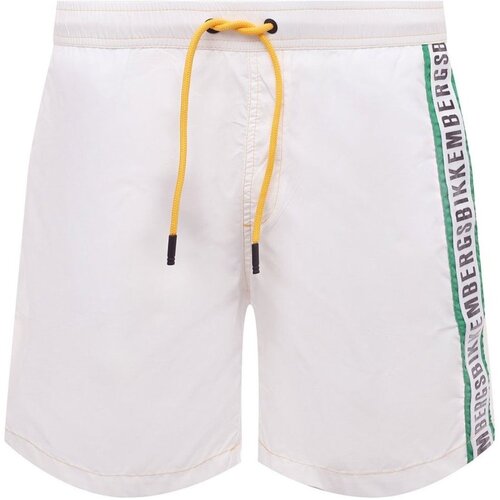 Υφασμάτινα Άνδρας Μαγιώ / shorts για την παραλία Bikkembergs BKK2MBM03 Άσπρο
