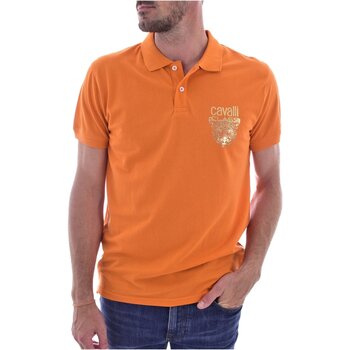 Υφασμάτινα Άνδρας T-shirts & Μπλούζες Roberto Cavalli QXH01G KB002 Orange