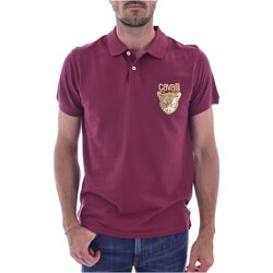 Υφασμάτινα Άνδρας T-shirts & Μπλούζες Roberto Cavalli QXH01G KB002 Red