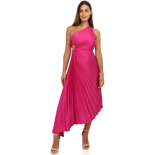 Υφασμάτινα Γυναίκα Μακριά Φορέματα La Modeuse 67116_P156033 Ροζ