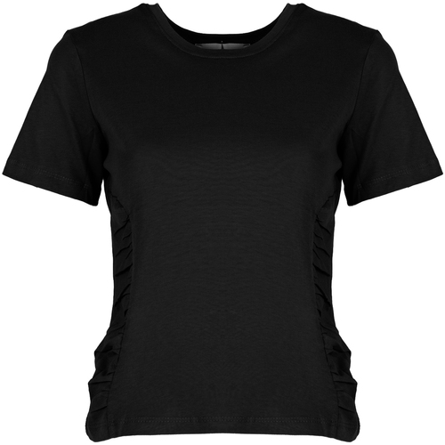 Υφασμάτινα Γυναίκα T-shirt με κοντά μανίκια Silvian Heach CVP23123TS Black