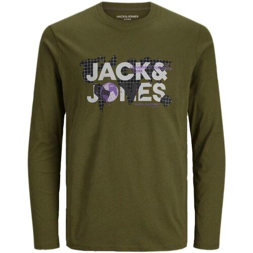 Υφασμάτινα Αγόρι T-shirt με κοντά μανίκια Jack & Jones  Green