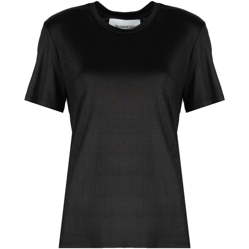 Υφασμάτινα Γυναίκα T-shirt με κοντά μανίκια Silvian Heach GPP23443TS Black