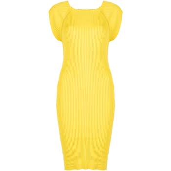 Υφασμάτινα Γυναίκα Κοντά Φορέματα Silvian Heach GPP23163VE Yellow