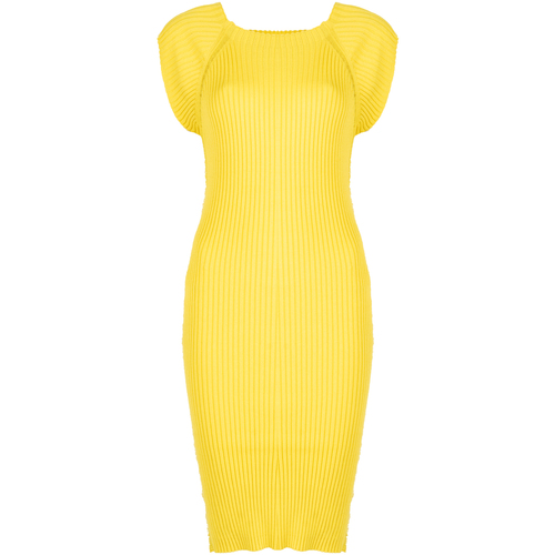 Υφασμάτινα Γυναίκα Κοντά Φορέματα Silvian Heach GPP23163VE Yellow