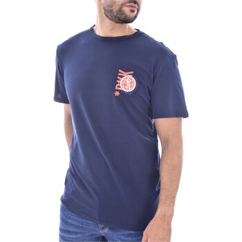 Υφασμάτινα Άνδρας T-shirt με κοντά μανίκια Bikkembergs BKK2MTS02 Μπλέ