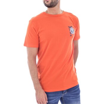 Υφασμάτινα Άνδρας T-shirt με κοντά μανίκια Bikkembergs BKK2MTS02 Orange