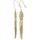 Ρολόγια & Kοσμήματα Γυναίκα Σκουλαρίκια Luna Collection 71016 Gold